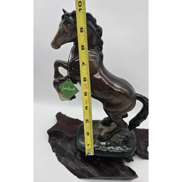 BESWICK HORSE WELSH COB REARING MODEL No. 1014 BROWN GLOSS EUC England - Picture 2 of 10
